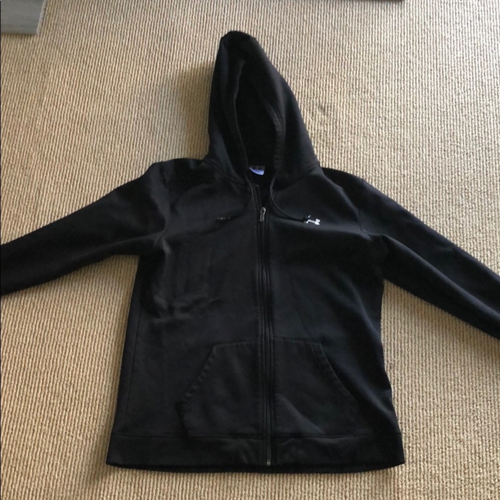 Under Armour zip up hooded sweatshirt